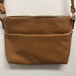 Faux Leather Merona Crossbody Purse